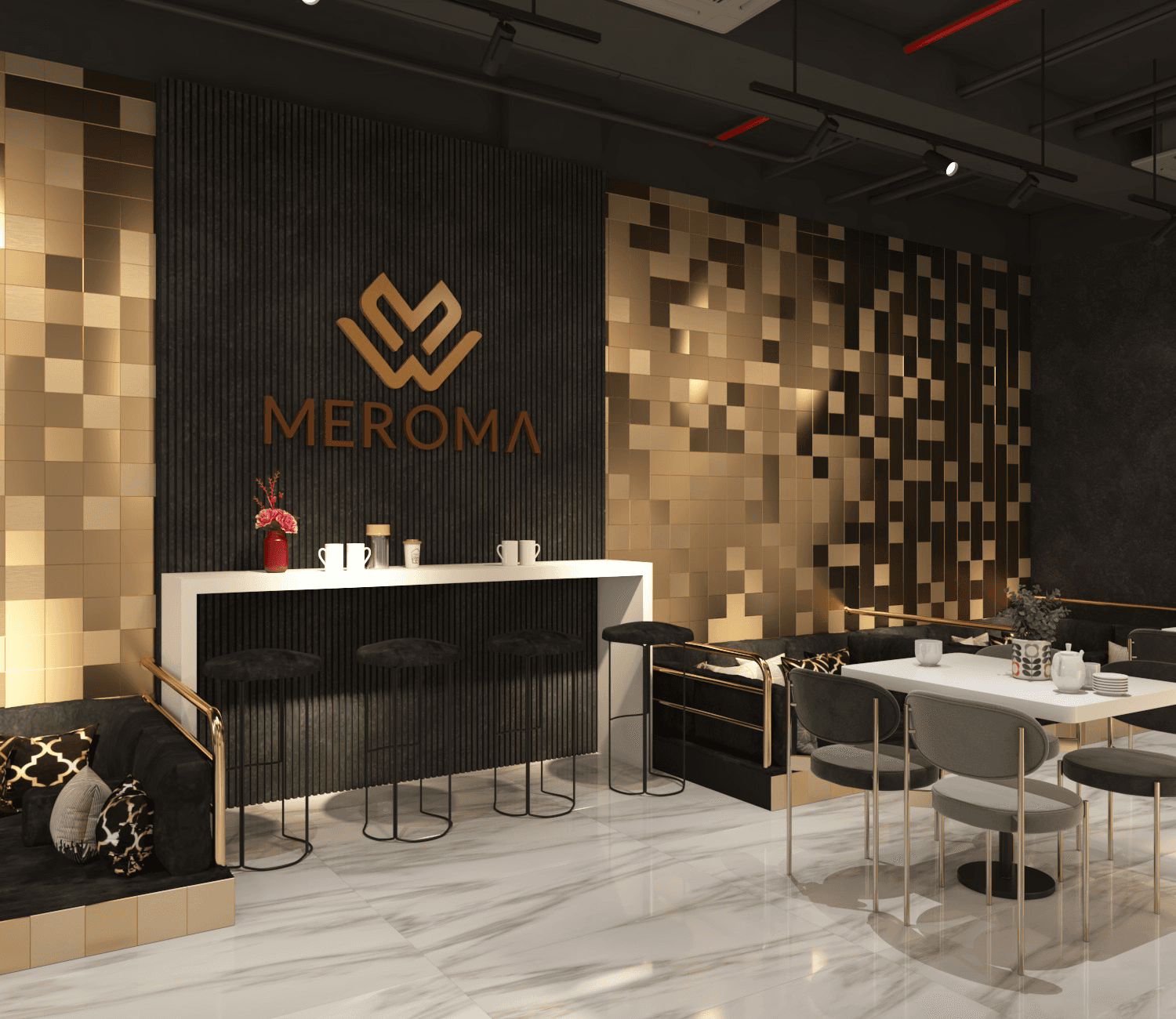 Office portico driveway